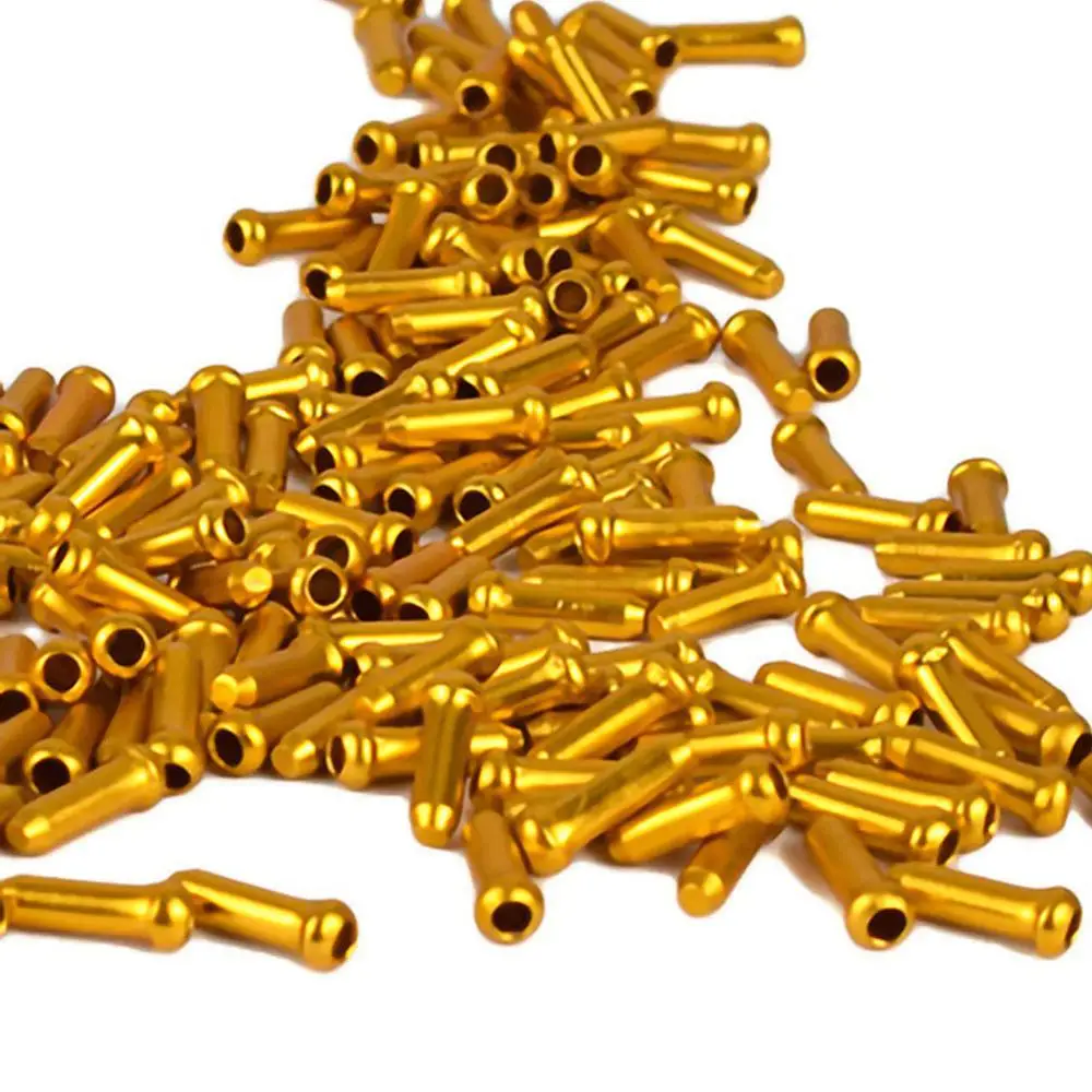 

50Pcs Bicycle MTB Brake Wire End Core Caps Cable Aluminum Cover Gear Bikes Parts Cycling Equipments Bicycle Accessory