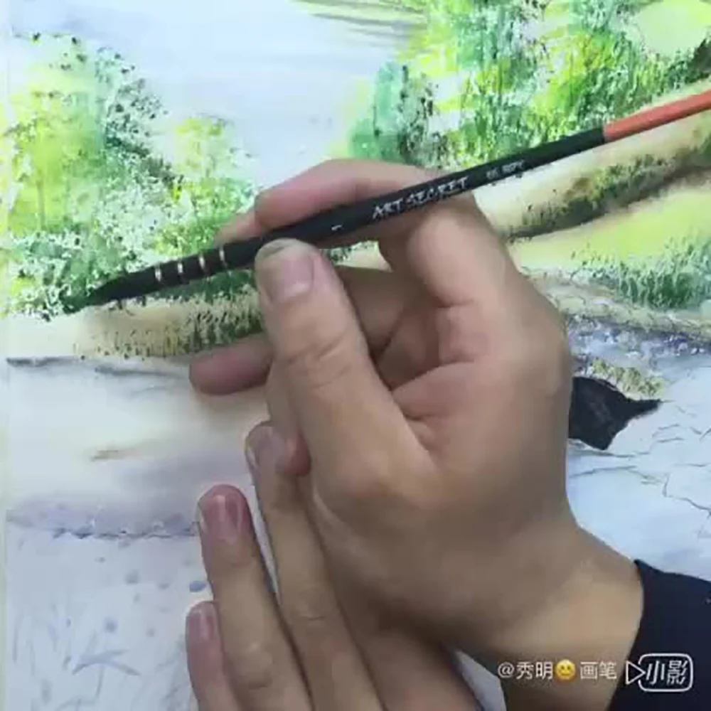 Высококачественная кисть для рисования акварелью ArtSecret с защитой от падения