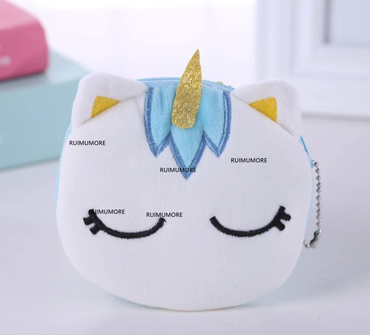 Кошка плюшевая мягкая игрушка Монета Сумка, 10 см брелок плюшевый мешок для игрушек, маленький мешок для монет кошелек плюшевая игрушка - Цвет: design