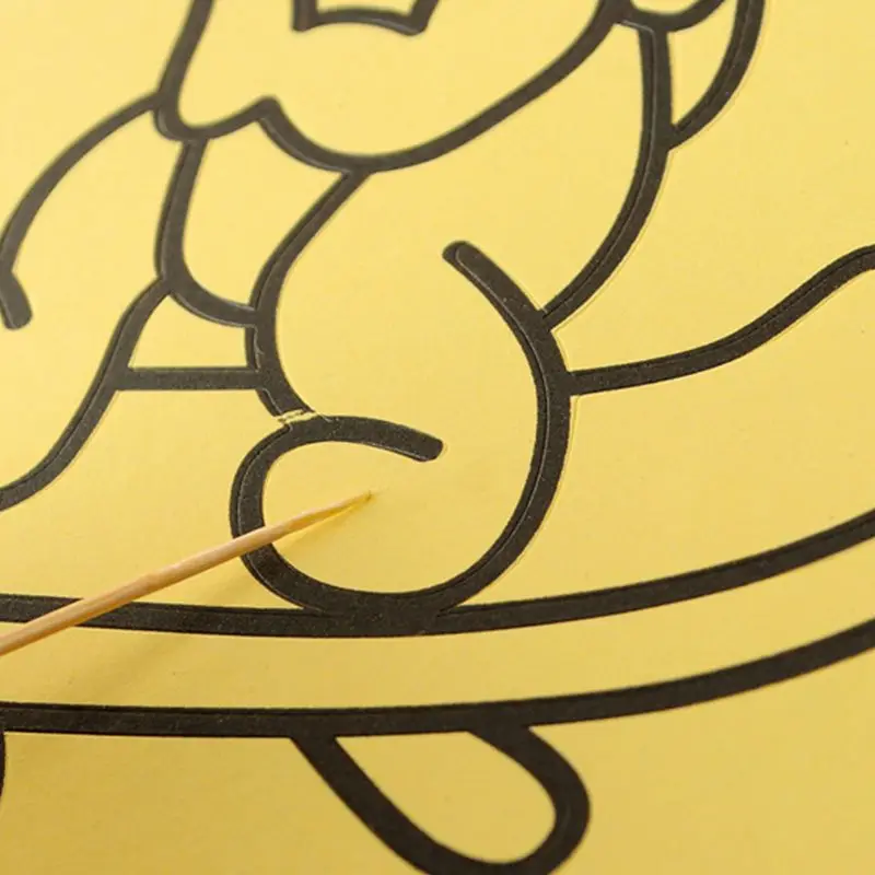 5 шт. образовательные игрушки мультфильм Средний песок живопись Детский сад DIY