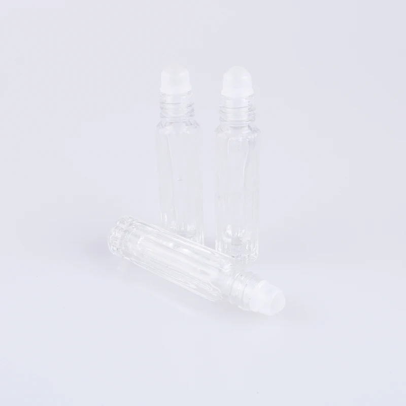Высококачественные прозрачные стеклянные мини-бутылочки с роликовым шариком 3 5