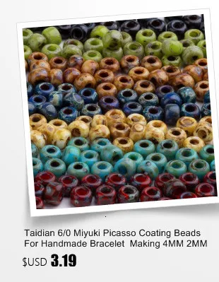 Тайдиан Miyuki Delica Seed Bead 11/0 для Broderie De Perles Francaises непрозрачный белый DB200 1,6x1,3 мм около 1000 штук