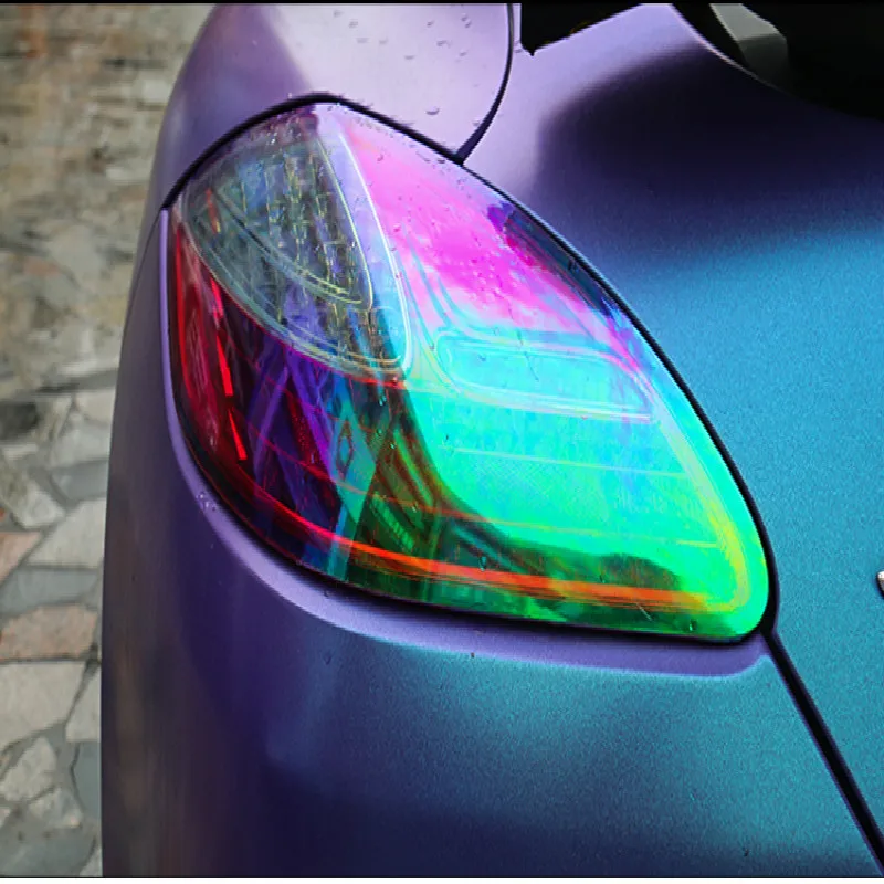 Украшение автомобиля Цветная яркая лампа пленка для фар Защитная s цветная