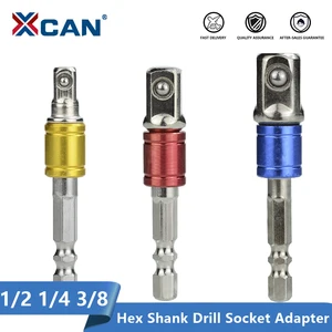 Адаптер для дрели XCAN, удлинитель-переходник с шестигранным хвостовиком, 14 дюйма, 38 дюйма, 12 дюйма, ключ редуктора