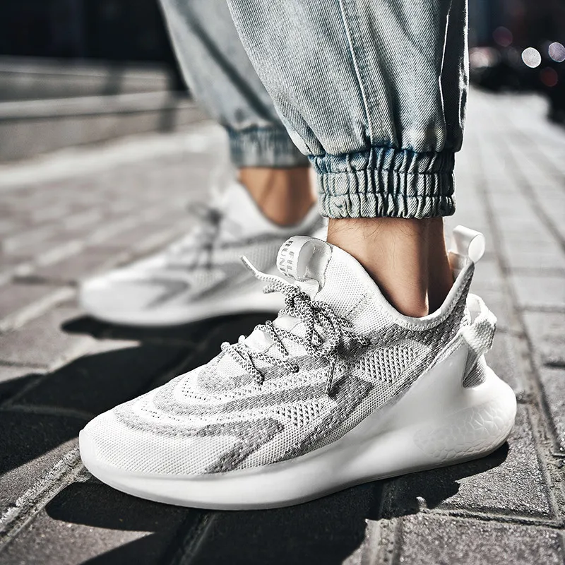 Взрывные мужские кроссовки из кокосовой ткани дышащие летающие удобная легкая