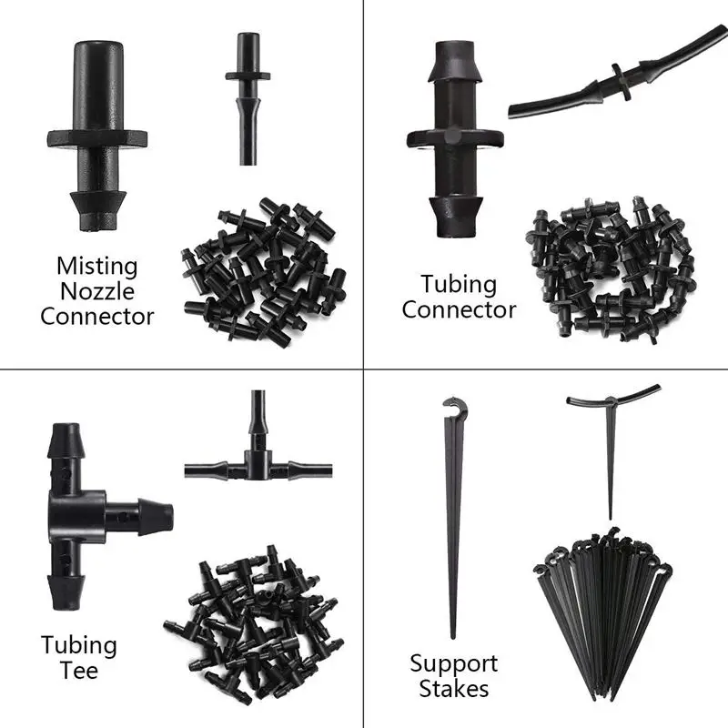 Микро поток капельного полива орошения Регулируемые Наборы для запотевания