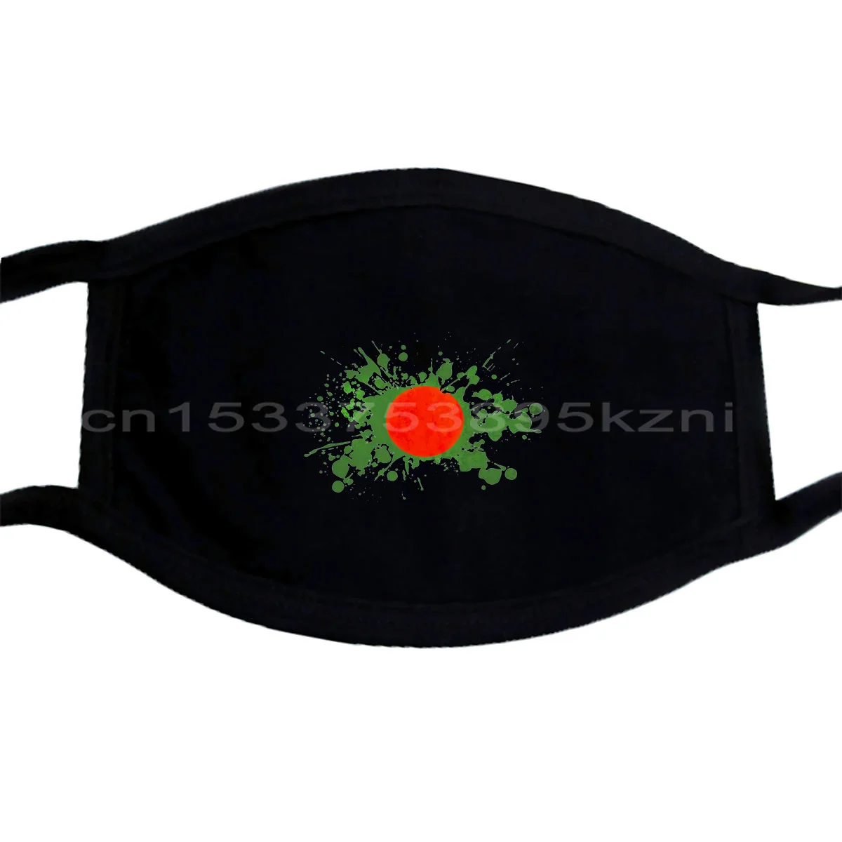 STUFF4 Men's Round Neck Masks/Bangladesh Flag Splat/CS Cool Casual pride Mask men Unisex New Fashion Loose |