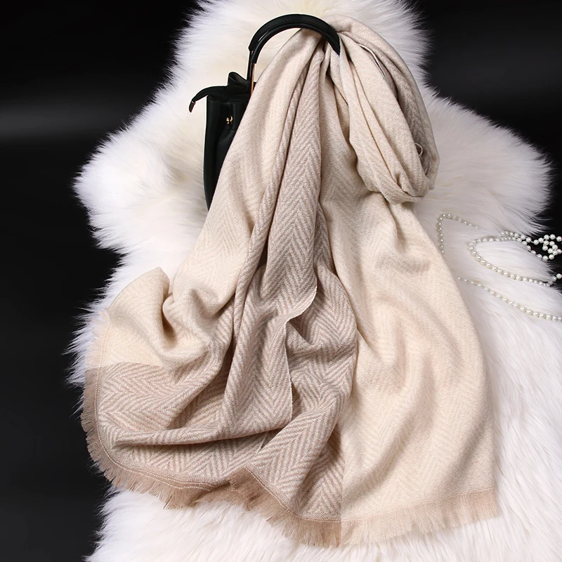 Шарф женский из искусственного кашемира зимний теплый большой 2021 |