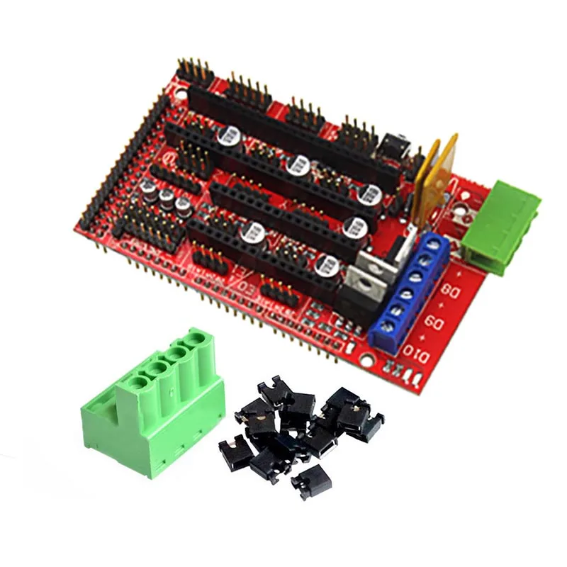 Для Arduino 3D принтер платы Ramps 1 4 панель управления расширения с радиатором