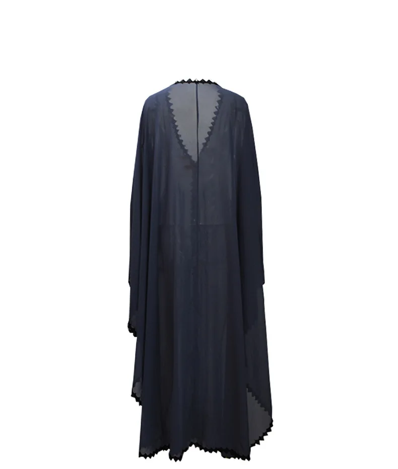 

Ramadan Open Abaya Dubai Beaded Chiffon Abayas for Women Muslim Hijab Dress Islam Clothing De Moda Musulmana Vestidos Musulmanes