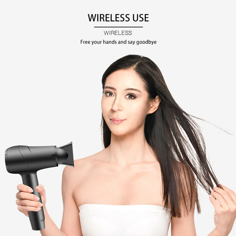 Домашняя беспроводная маленькая фен для волос Беспроводная портативная