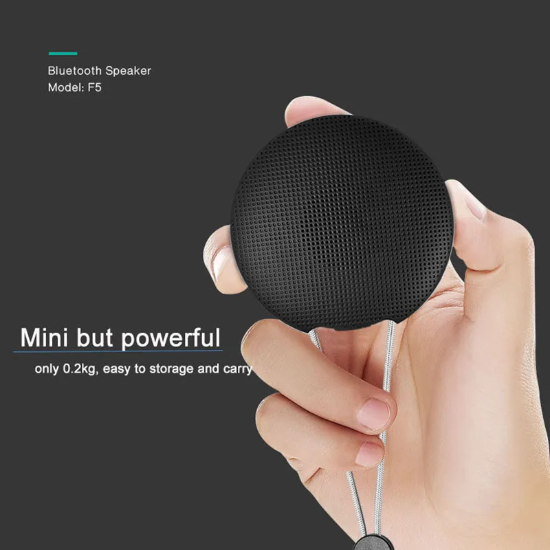 GGMM F5 уличная Беспроводная Bluetooth 5 0 стерео Портативная колонка со встроенным