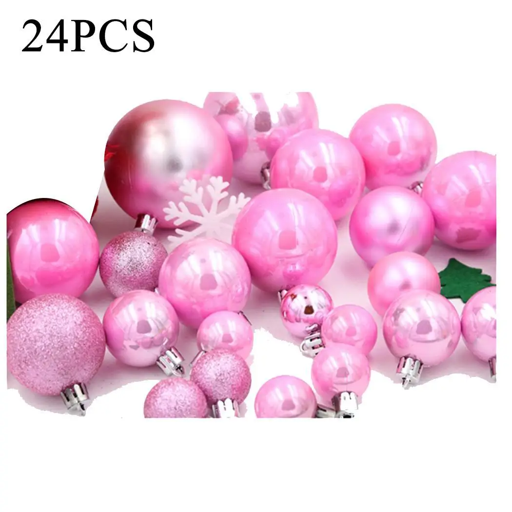 24 шт. Рождественский шар Рождественская елка кулон Рождество