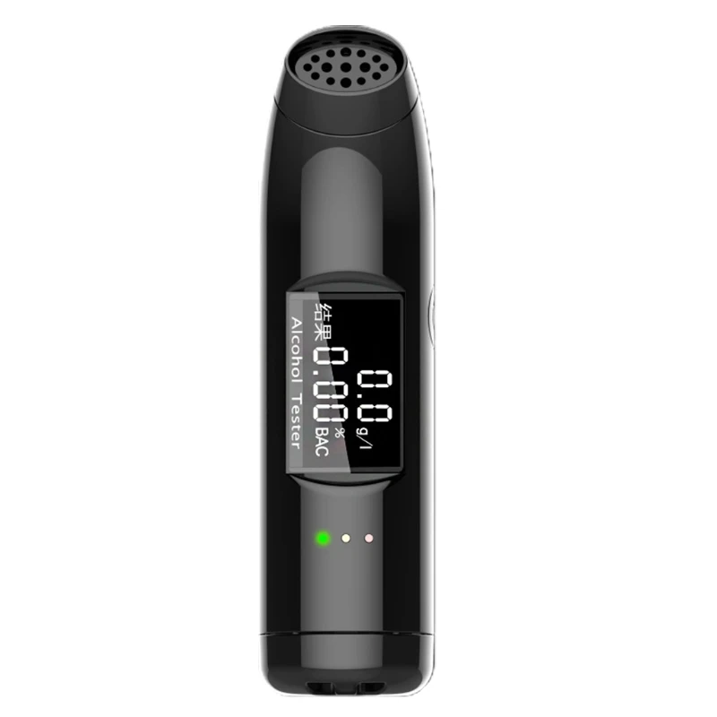 

2020 newest breath alcohol tester professional Breathalyzer With LCD Screen Digital Alcohol Detector Powered By USB Char