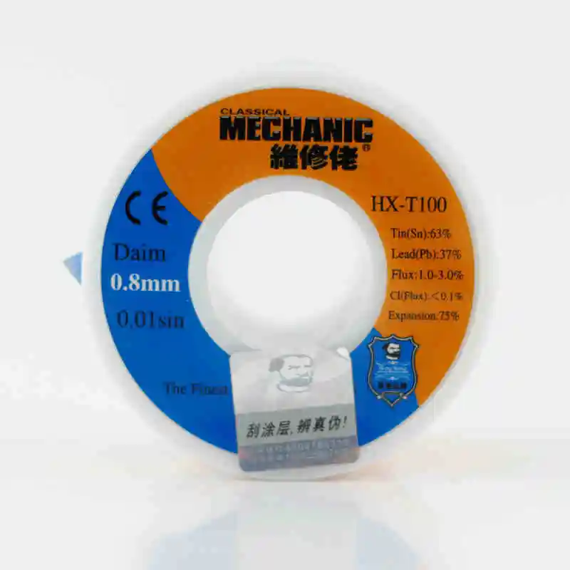 

500g Rosin Core Solder Wire 63/37 0.6/0.8/1.0mm High Purity Low Melting Point Universal Household Repair Tin Wire Welding Tool