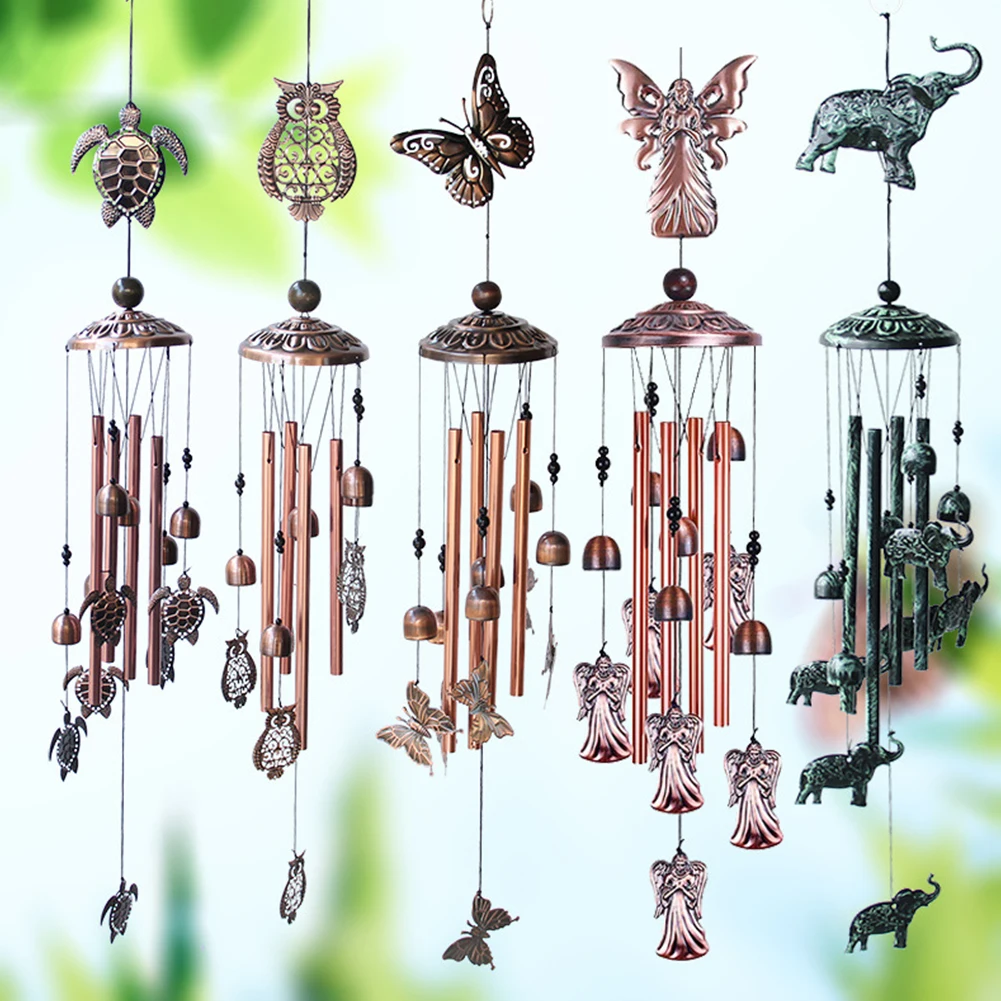 

Outdoor Butterfly Crystal Wind Chimes Hanging Metal Ornament Home Yard Patio Garden Decor Thanksgiving Birthday Memorial Gift