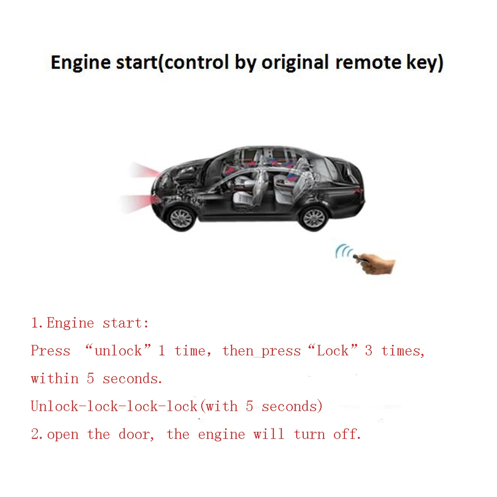 Автомобильный двигатель дистанционного запуска стоп система для Mercedes Benz C Class W204 управление с помощью дистанционного ключа, чтобы согреть или охладить ваш автомобиль