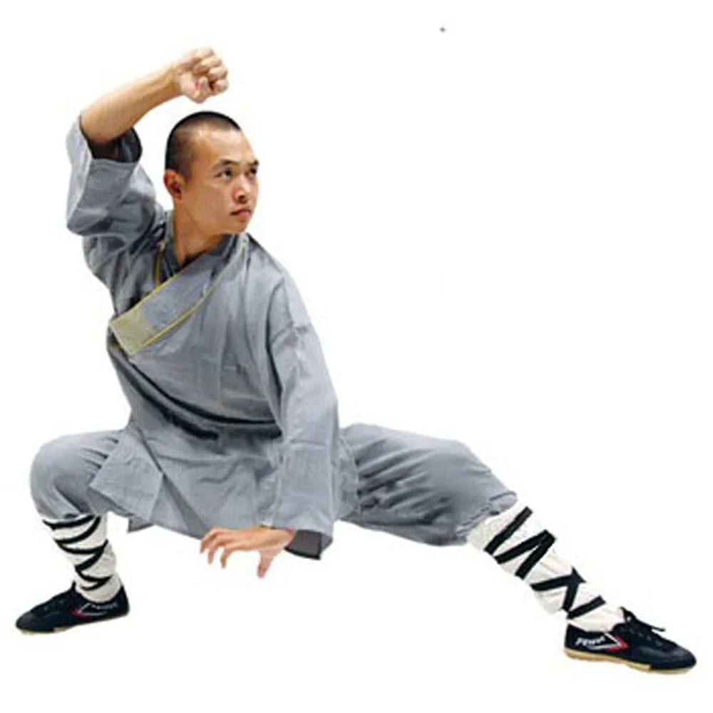 Дети Взрослый Хлопок Shaolin Униформа Ушу кунг фу одежда форменная буддийская