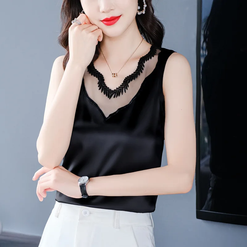 

High Slit prom Satin Royal Spaghetti Straps Sweetheart sexy vestidos Vest Black