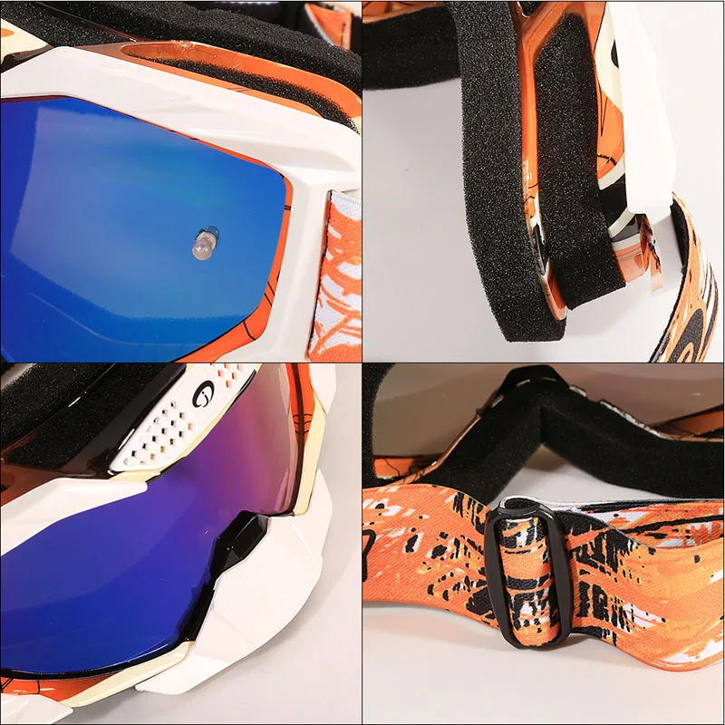Брендовые очки для мотокросса внедорожные ATV Dirt Bike MX Горные DH очки для катания на лыжах сноуборде очки для мотогонок