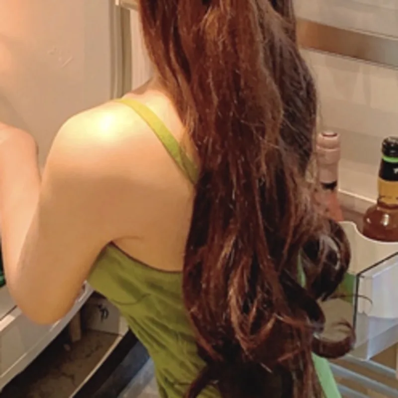 

Fashion Summer Vintage Sleeveless Bodycon Skinny Midi Party Dress Ladies Elegant Streetwear Casual Sexy Strap Stretch Knit Robe