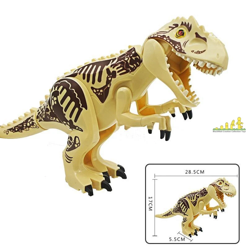 

Jurassic Big Dinosaur Building Blocks Toys Park Compatible Major Brand Gifts Simulation Animal Rex Raptor