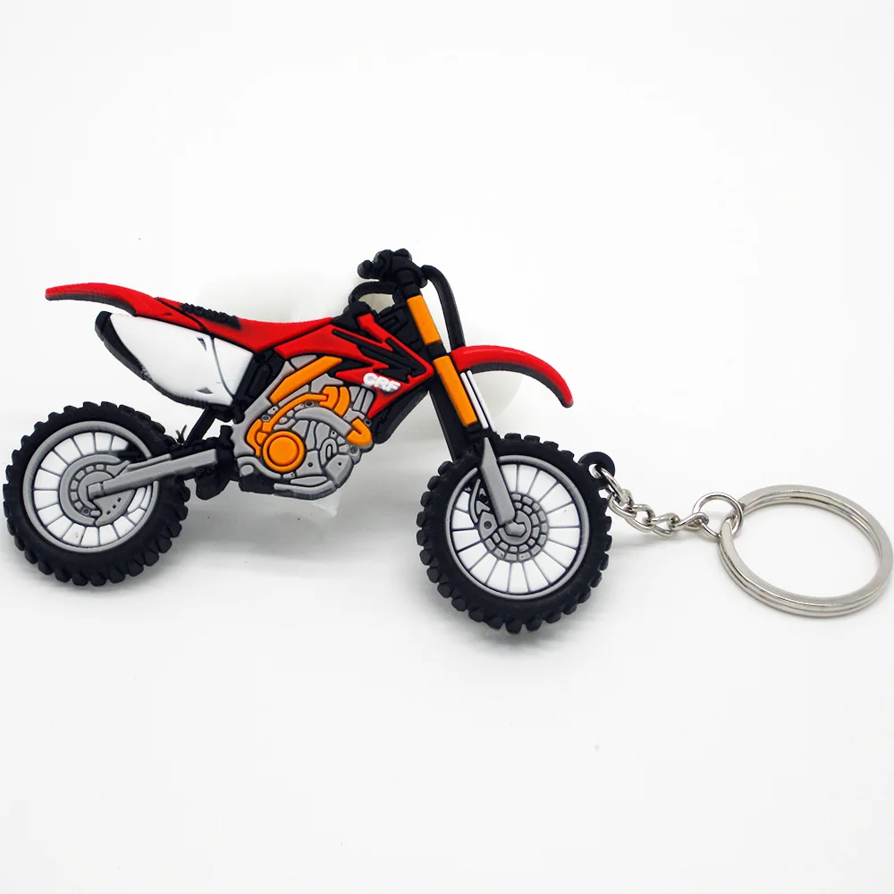 Крутой брелок для ключей с моделью мотоцикла подвеской красной Honda CRF| |
