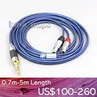 LN006807 нанимает 99% чистые Серебристые наушники кабель для Sennheiser HD800 HD800s HD820s HD820 Enigma Acoustics Dharma D1000 наушники