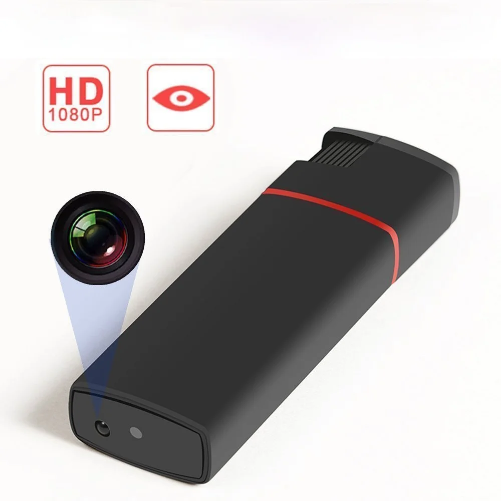 

HD Night Vision Portable Camera 1080P HD Lighter Mini Camera Home Security Camera Ultra-compact DV DVR Surveillance Camera