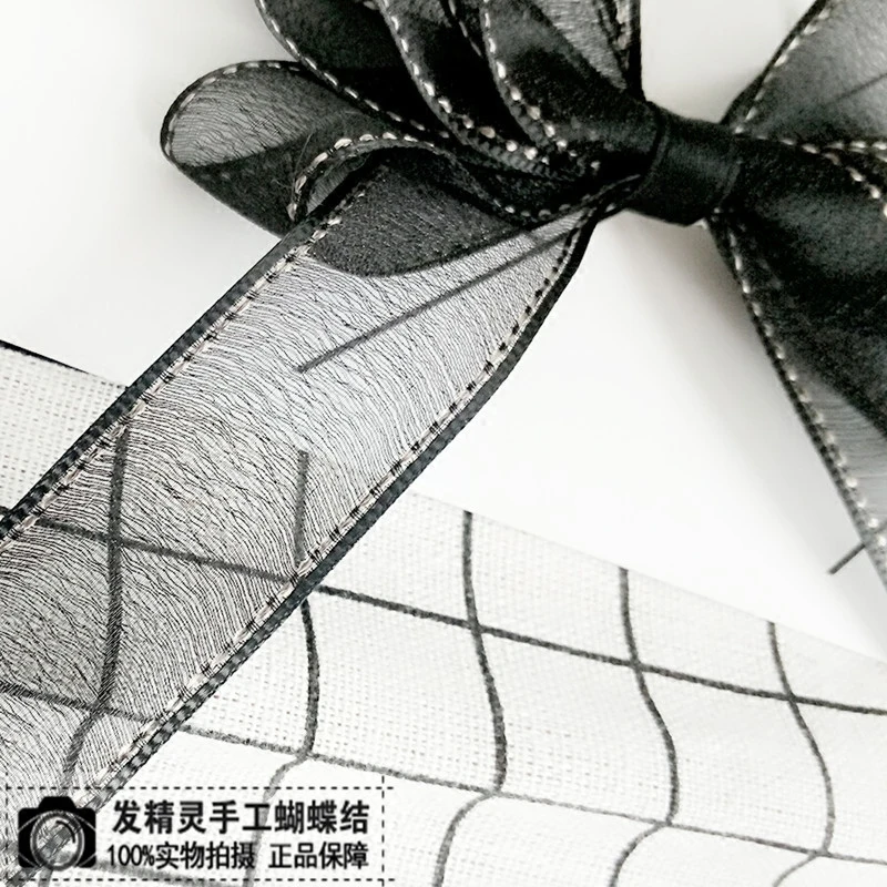 

Jewelry handmade bow streamer hair accessories boutique Korea black hairpin top clip horizontal clip spring clip