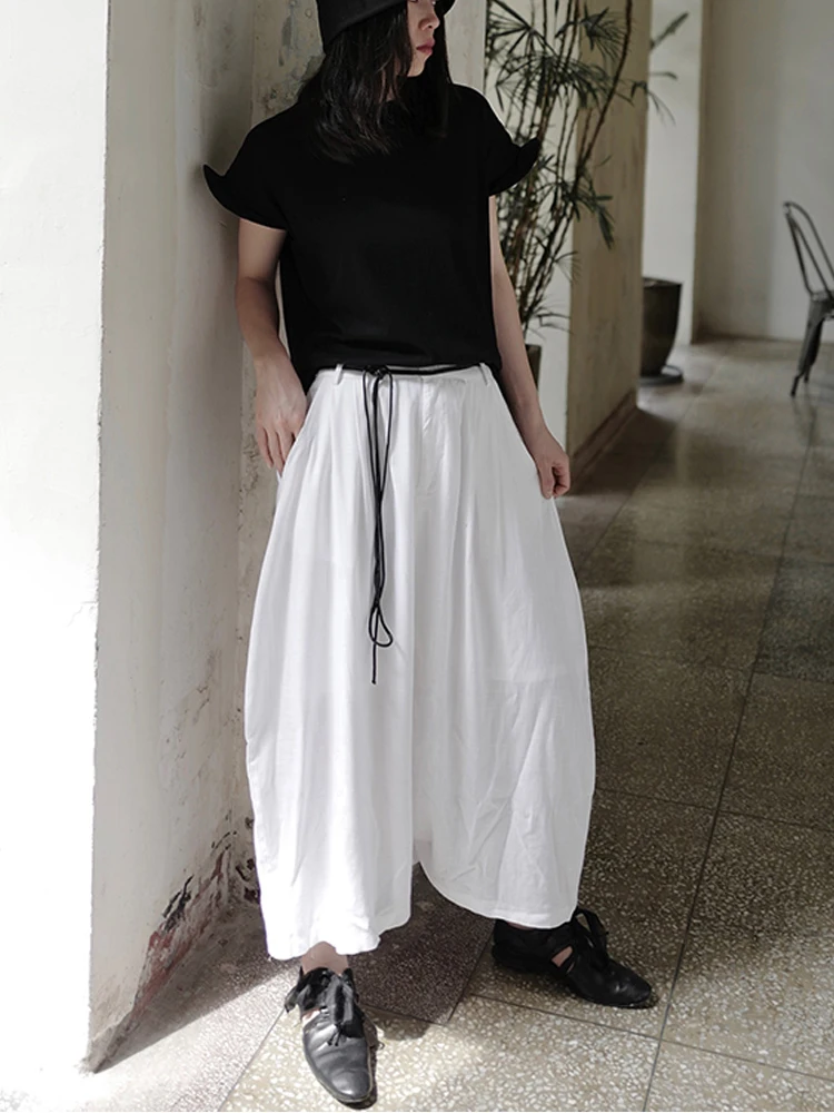 Брюки женские с низким шаговым швом Простые индивидуальные повседневные штаны