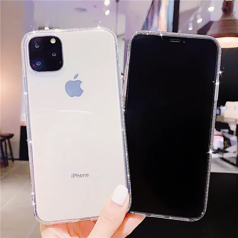 Lovebay чехол со стразами для телефона iPhone 11 Pro 6 6s 7 8 Plus X XR XS Макс 5 5S SE прозрачный
