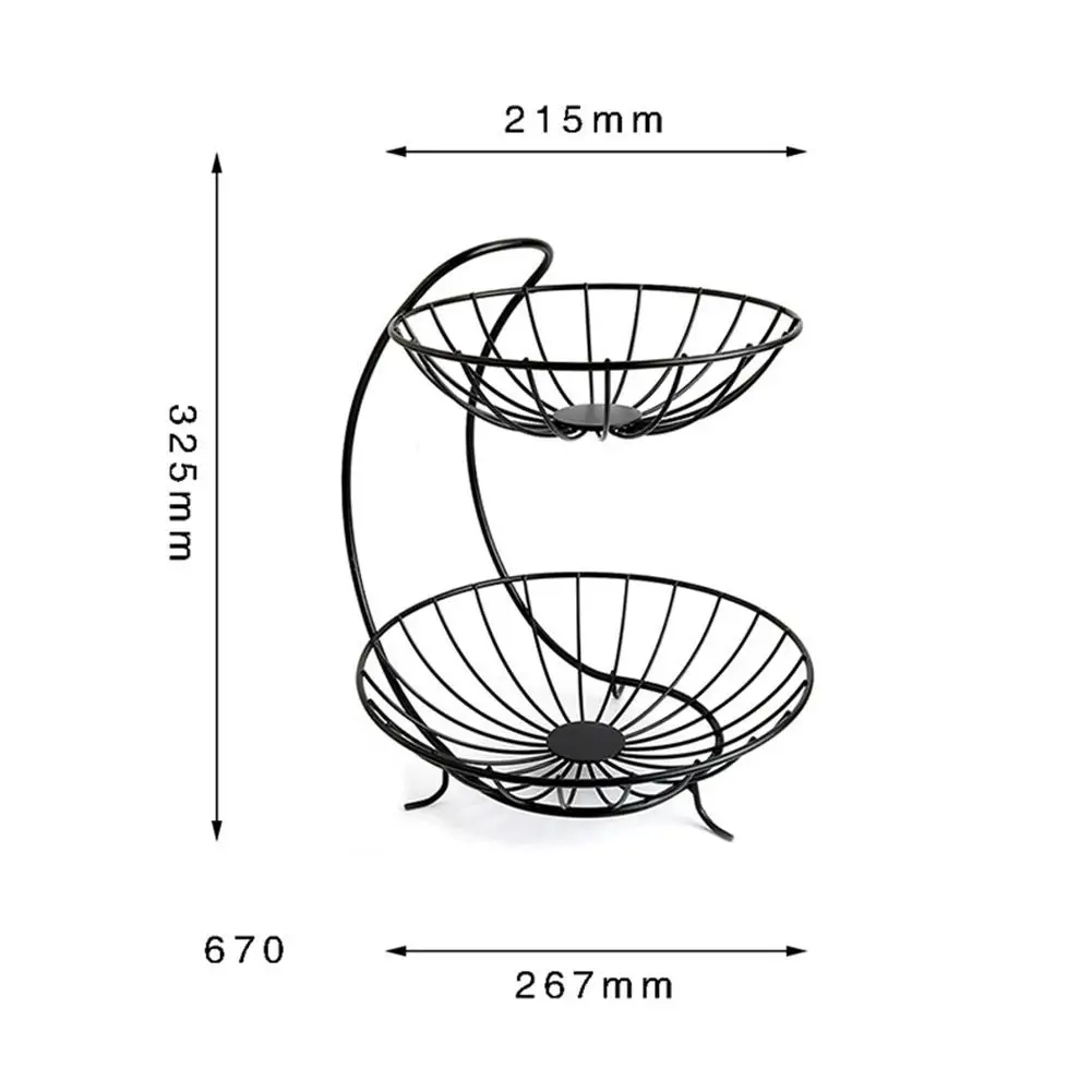 Металлическая корзина для фруктов гостиной слива домашняя железная хранения