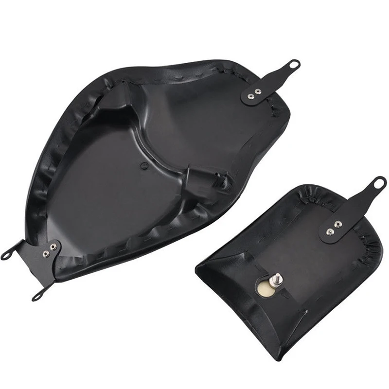 

Motorcycle Rider Passenger Seat Two-Up Seat Driver+Rear for Sportster XL 883 1200 883 Balck