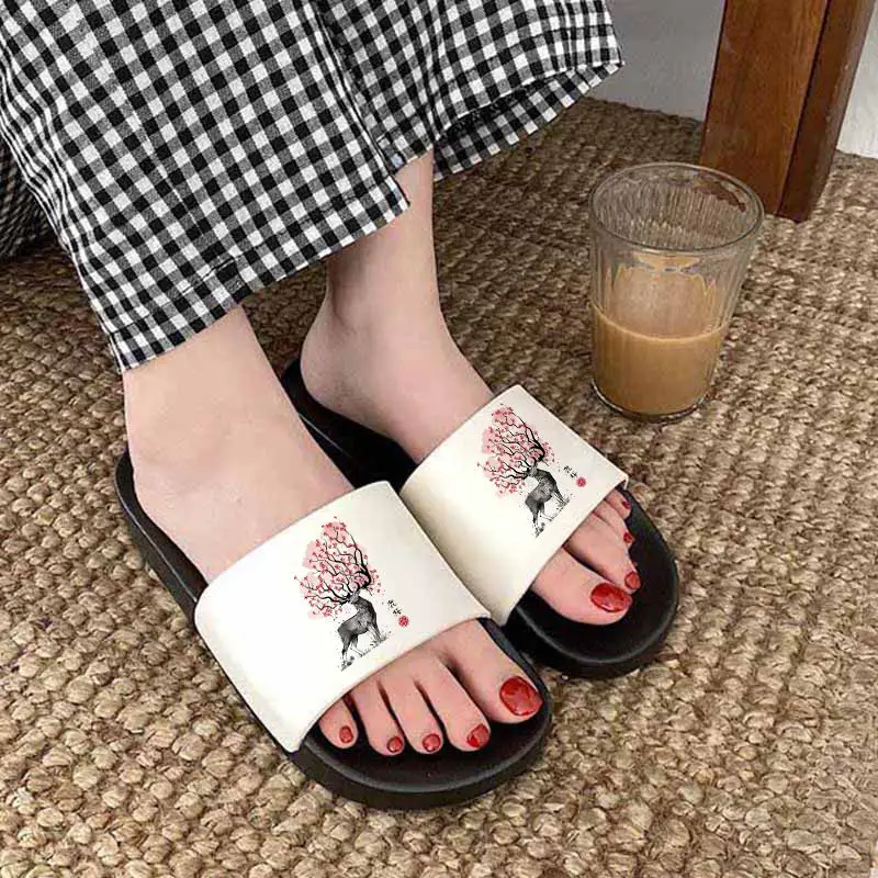 

2021 Women Slippers Indoor Women Shoes House Flip Flops Female Bathroom Non-slip Soft Ins Wear Women Sandals Plus Size 41