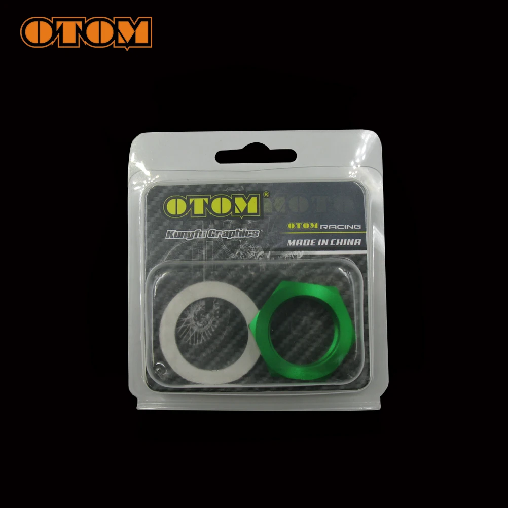 OTOM CNC зеленый золотник рулевого управления Набор гаек KXF обувь для езды на