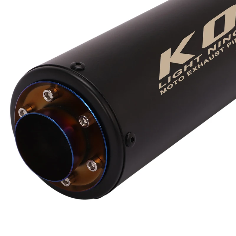 

51mm Universal Motorcycle Exhaust Stainless steel Pipe Exhaust Tip Muffler Pipe With DB Killer Fit For Most ATV Exhaust Escape