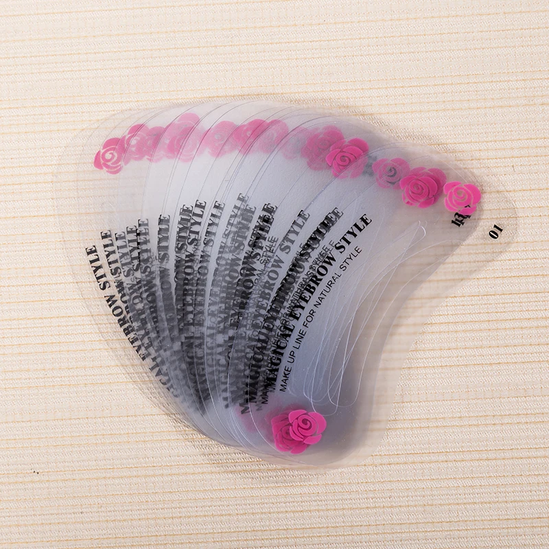 24 х стилях Уход за лошадьми набор трафаретов для бровей инструменты макияжа