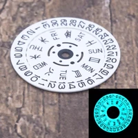 white nh36 movement parts seiko movement wheel kanji wheel fit nh35 nh36 movement crown at 3 8 movement dial blue luminous