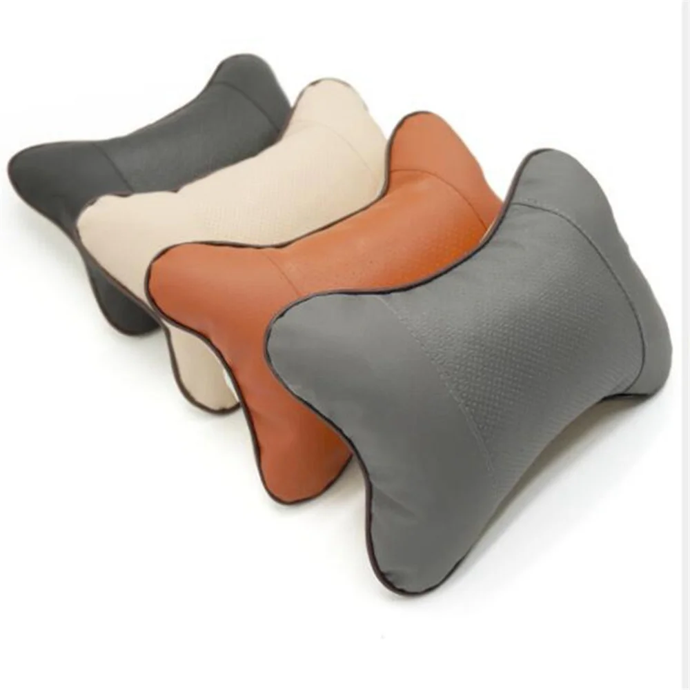 

Vehicle Mounted Single Danny Leather Breathable Vehicle Headrest Four Seasons General Vehicle Breathable Leather Bone Pillow