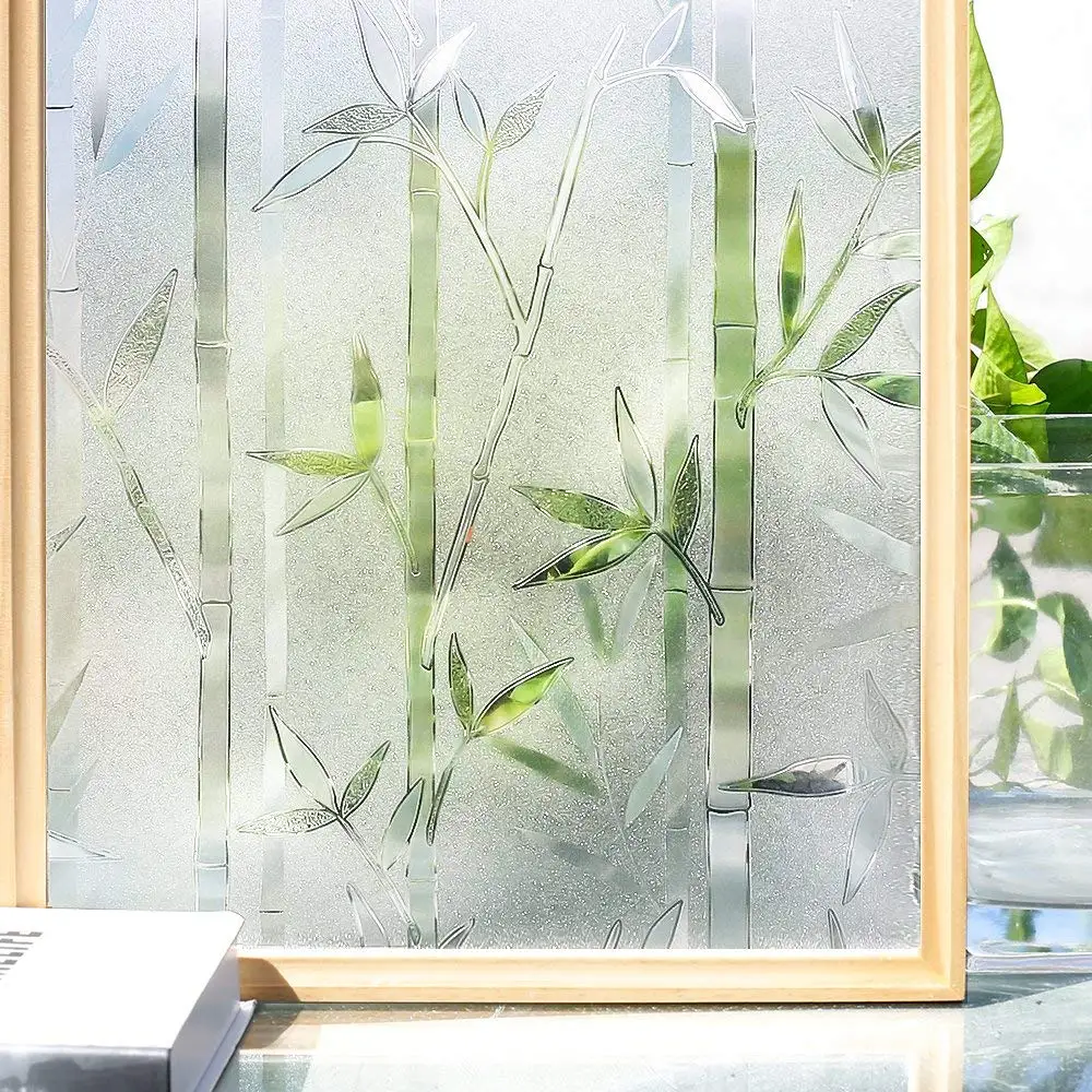 

Window Film Privacy, 3D Decorative Glass Film Rainbow Effect Removable Self Adhesive Glass Sticker Static Cling Window Paper