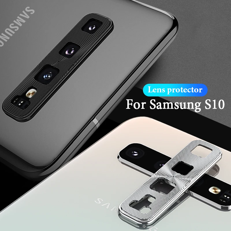 Цветной защитный чехол для объектива камеры Samsung Galaxy S10 Plus S10e алюминиевый с
