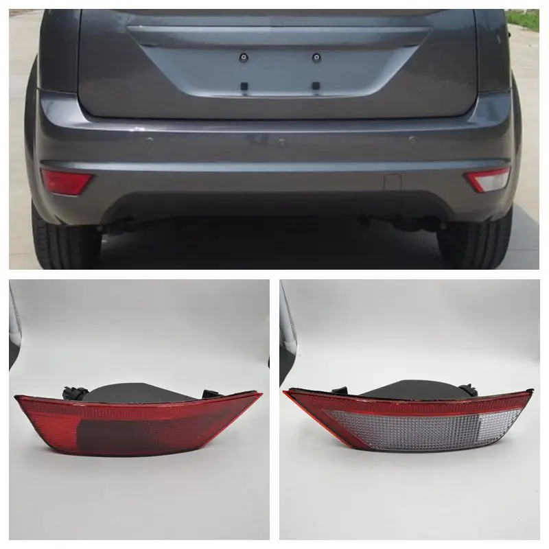 Cafoucs заднего бампера отражатель светильник для Ford Focus 2009 2014 Ecosport 2013 2015 хэтчбек