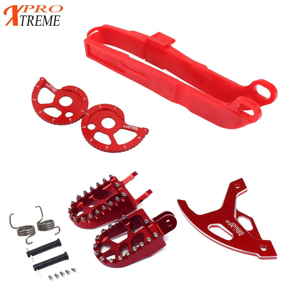 

Накладка на тормозной диск для мотоцикла, устройство для регулировки цепи, пластиковый слайдер, подставка под педали для HONDA XR 250R 400R 600R