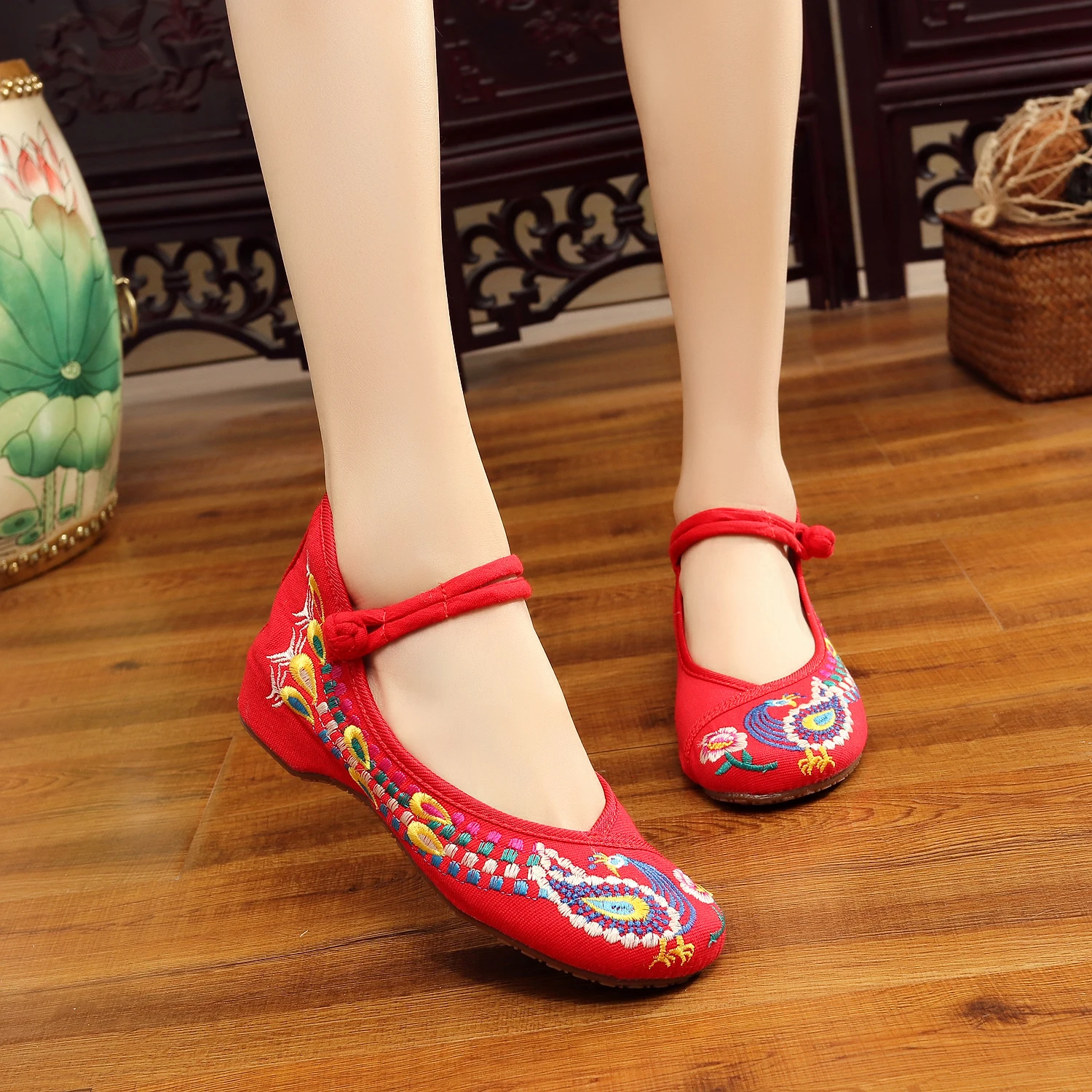 Veowalk модные женские туфли ручной работы на плоской подошве в стиле старого Пекина