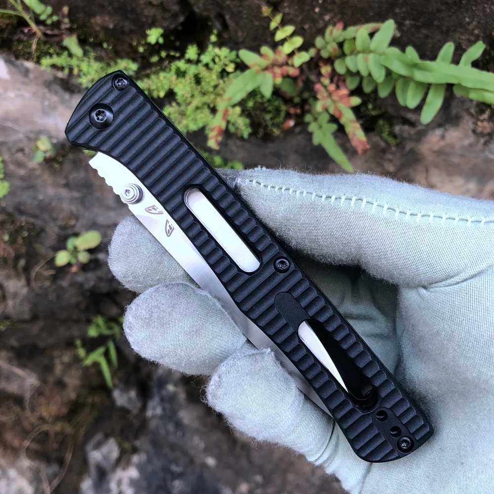 TIGEND OEM 417 нейлон волокно ручка Mark S30v Лезвие Складной Карманный выживания EDC инструмент для походов и охоты Утилита открытый кухонный нож
