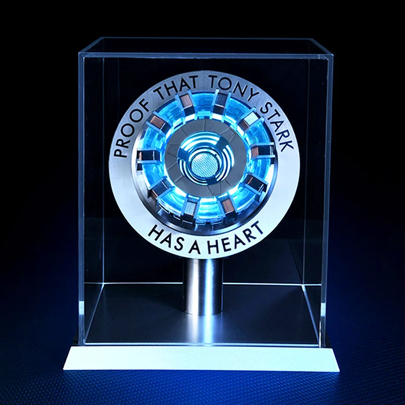Reactor de arco a escala 1:1 MK1 MK2, colecci&oacute;n de modelos de aleaci&oacute;n, luz LED USB, Kits de construcci&oacute;n de modelos de acci&oacute;n con Control remoto, l&aacute;mpara de modelo DIY-1