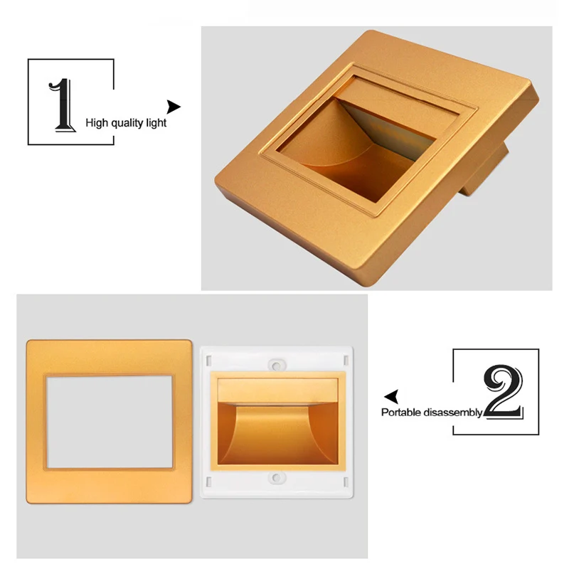 Экономичный светодиодный настенный светильник потолочный 1 5 Вт для лестницы