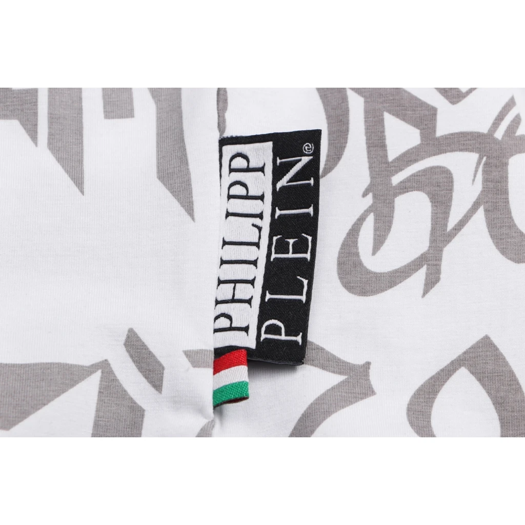 

Philipp Plein T-Shirt NEW PP Short Sleeve T-shirt Skull Head Trendsetter Must Slim Cotton