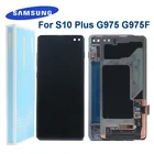 Оригинальный ЖК-дисплей 6,4 дюйма AMOLED для SAMSUNG Galaxy S10 Plus S10 + G975 SM-G9750 G975F, ЖК-дисплей, сенсорный экран, дигитайзер с мертвыми пикселями